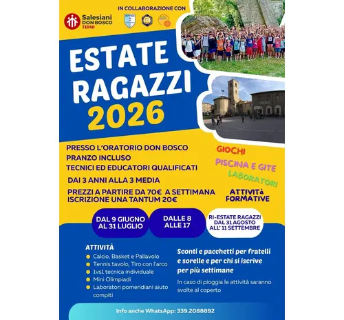 ESTATE RAGAZZI 2026