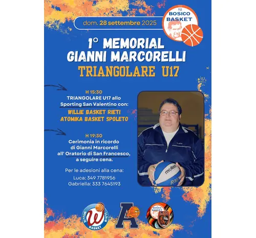 1° Memorial Gianni Marcorelli