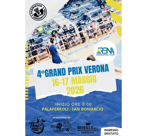🔥 16-17 MAGGIO 2026 🔥 4° GRAND PRIX VERONA