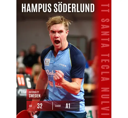 DALLA BAGNOLESE ARRIVA ANCHE HAMPUS SÖDERLUND