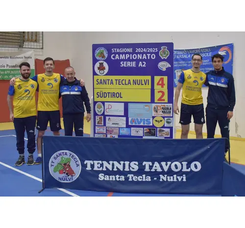 SANTA TECLA NULVI PROMOSSO IN A1 PER LA PRIMA VOLTA