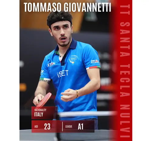TOMMASO GIOVANNETTI È UN NUOVO GIOCATORE DEL SANTA TECLA NULVI