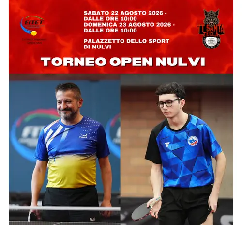 TORNEO OPEN NULVI