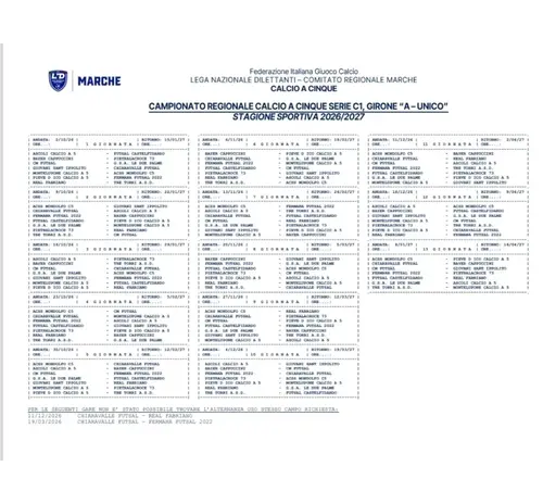 Calendario C1