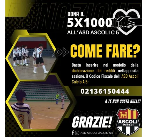 Dona il tuo 5X1000