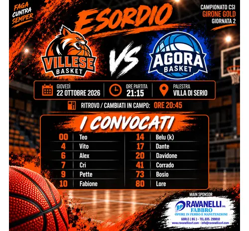 ESORDIO - Si Parte!!!