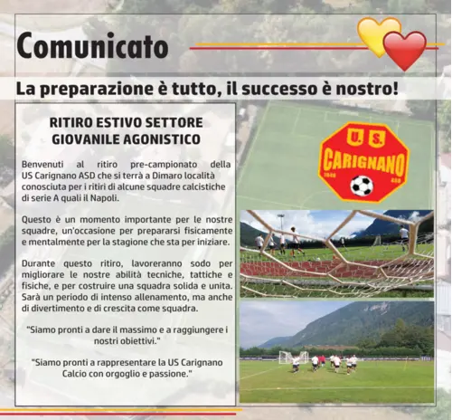 START THE COUNTDOWN - RITIRO ESTIVO SQUADRE AGONISTICHE