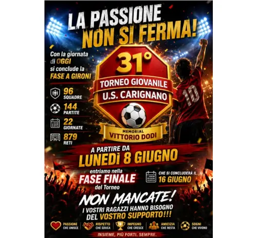 31° TORNEO GIOVANILE MEMORIAL VITTORIO DODI