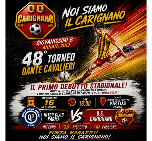 GIOVANISSIMI B - ANNATA 2013 TORNA IN CAMPO - TORNEO CAVALIERI