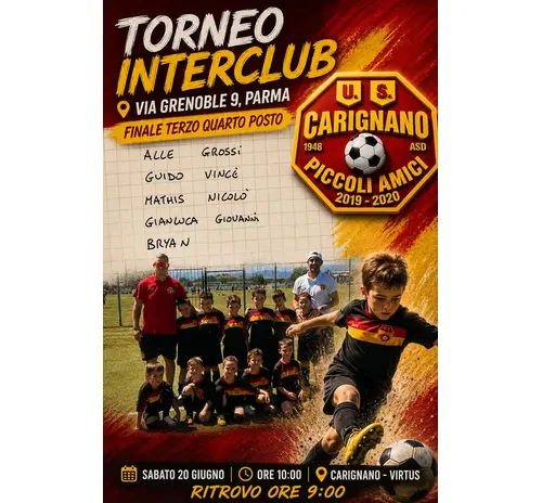 PICCOLI AMICI 2019-2020 - TORNEO INTER CLUB FINALE 3/4 POSTO