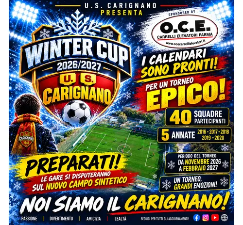 WINTER CUP O.C.E. 2026/2027 - SIAMO PRONTI !!!!