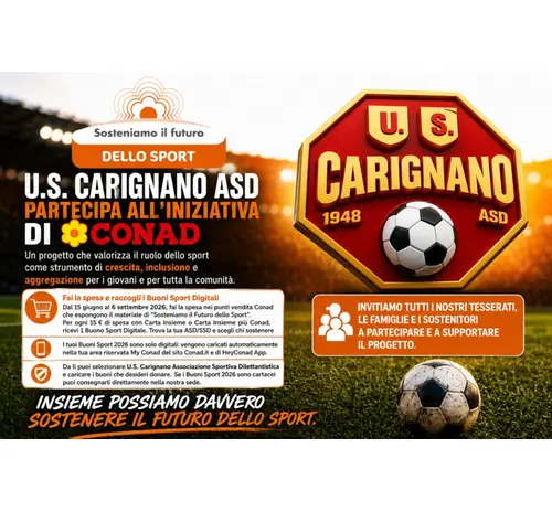 CONAD  SOSTENIAMO IL FUTURO DELLO SPORT