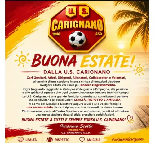 BUONA ESTATE - IL SALUTO DEL PRESIDENTE