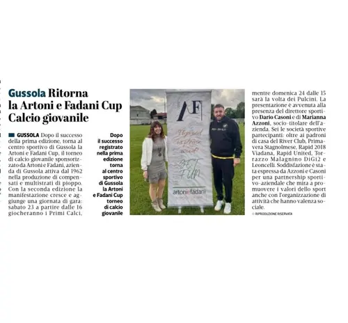 ARTONI E FADANI CUP 2026