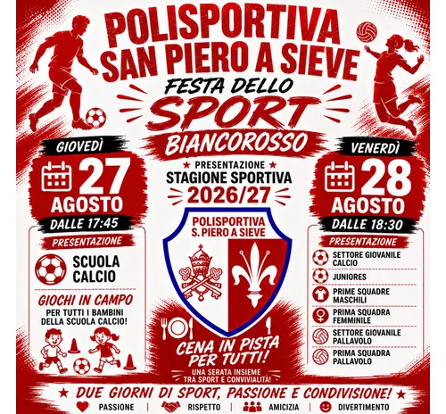 ⚪🔴 FESTA DELLO SPORT BIANCOROSSO 2026/27 ⚪🔴