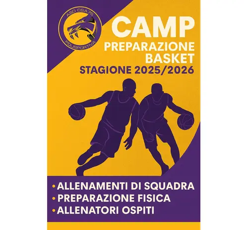 Cam preparazione Basket