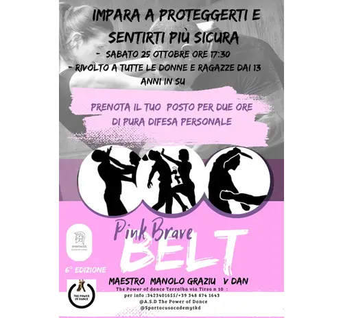 Pink Brave Belt – 6ª Edizione