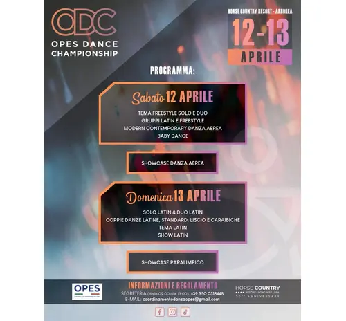 Competizione Danza Sportiva ODC