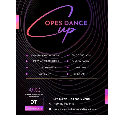 II° Competizione Stagionale 2025/2026 - ODC - OPES DANCE CUP