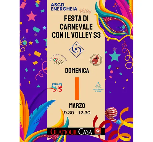 Festa di Carnevale con il Volley S3