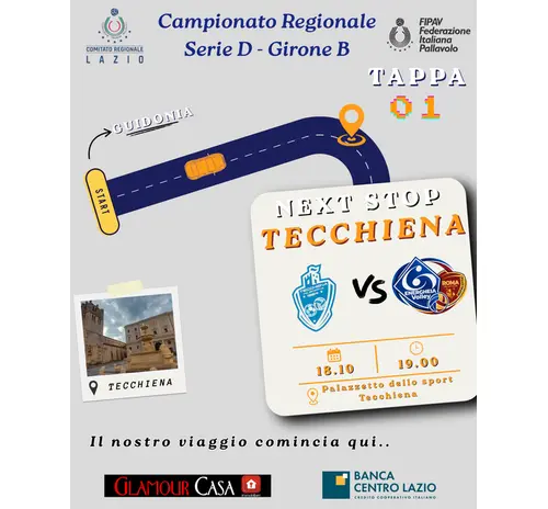 Polisportiva Tecchiena - ASCD Energheia Roma Volley Glamour Casa