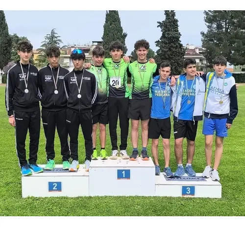 IULIANO, SFARRA e IACOBUCCI CAMPIONI REGIONALI 3X1000