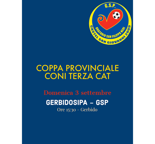 Coppa Provinciale CONI terza cat