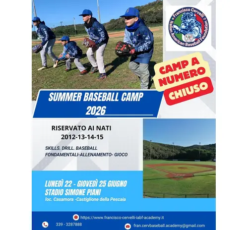 SUMMER BASEBALL CAMP 2026