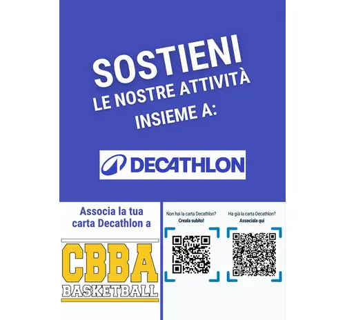 DECATHLON E CBBA ANCORA INSIEME