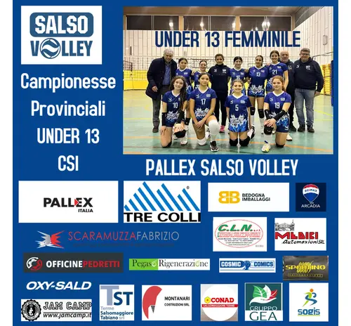 Campionesse Provinciali Under 13 CSI