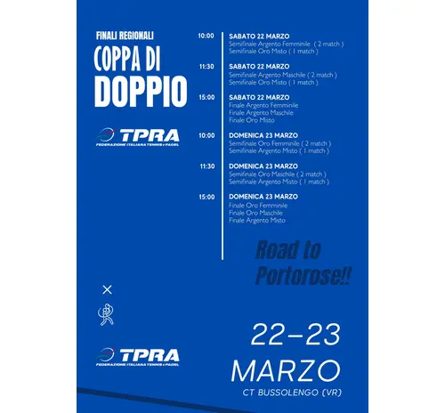 Finali Regionali TPRA 22-23 marzo 2025 Finali Regionali TPRA 22-23 marzo 2025