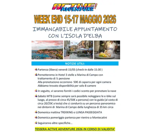 Immancabile appuntamento con l'Isola d'Elba
