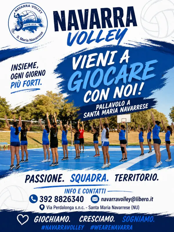 Vieni a fare pallavolo con NOI!
