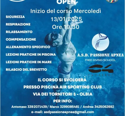 Corso Apnea Open