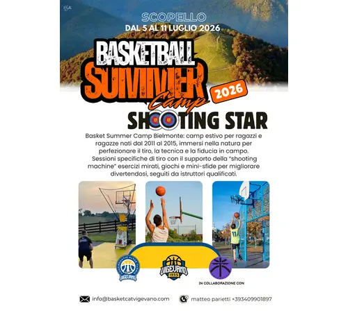BASKETBALL SUMMER CAMP – SHOOTING STAR 2026