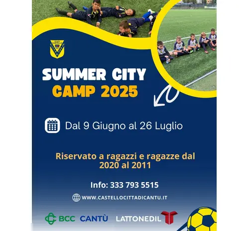 Summer Camp 2025 Castello Città di Cantù  - Sport, Divertimento e Nuove Amicizie!
