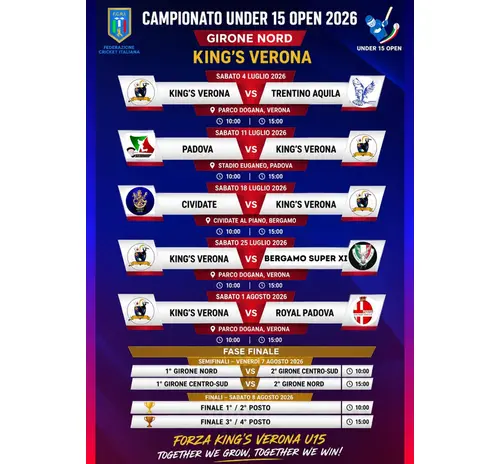 CAMPIONATO UNDER 15 OPEN 2026