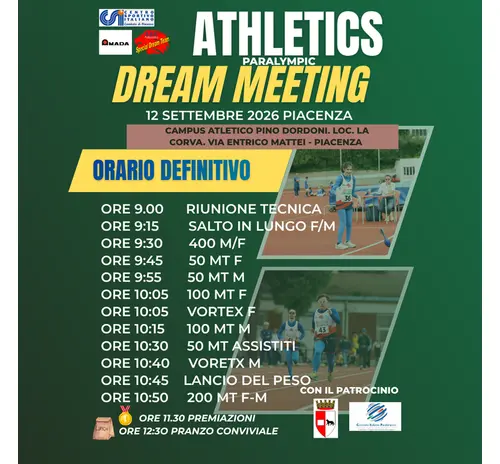 Ateletics Dream Meeting