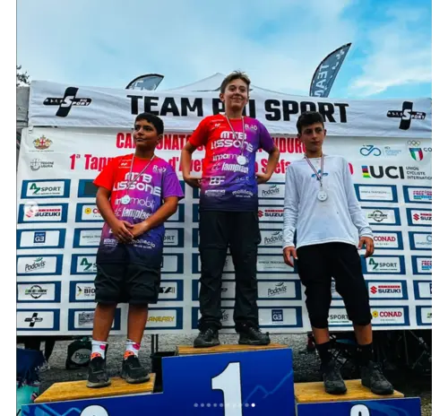 TRE PRIMI POSTI ALLA SUPER MINI ENDURO LA ROCCA