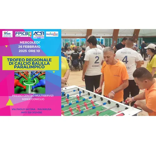 Trofeo Regionale di Calcio Balilla Paralimpico