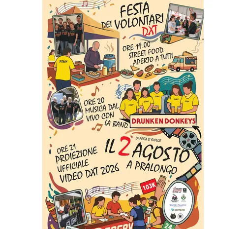 2 Agosto FESTA DEI VOLONTARI