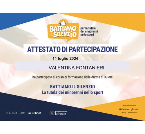 Corso di Formazione BATTIAMO IL SILENZIO