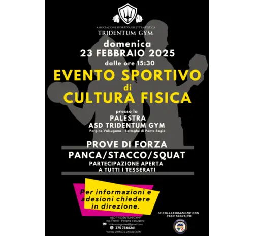 2° EVENTO SPORTIVO.