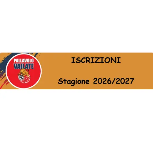 Iscrizioni ASD Pallavolo Vailate 2026/2027