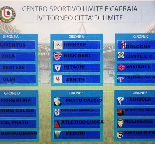 4 Edizione TORNEO NAZIONALE "CITTA DI LIMITE"