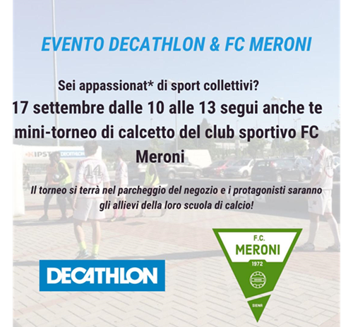 EVENTO DECATHLON & FC.MERONI