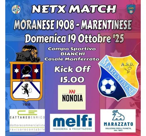 ASD MORANESE 1908 - MARENTINESE U 21