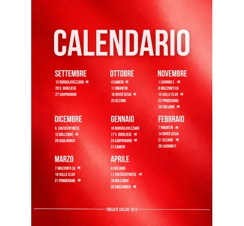Presentato il calendario della stagione 2026/2027