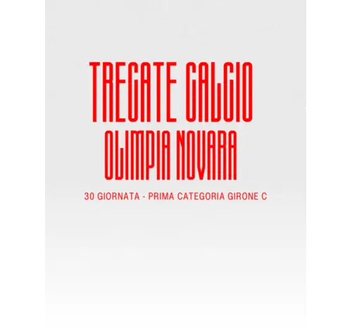 Trecate Calcio vs Olimpia Novara