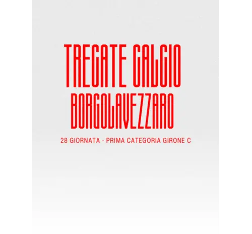Trecate Calcio vs Borgolavezzaro